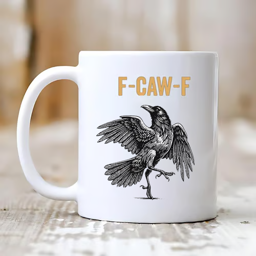 F-Caw-F Sjov Høne Kaffekop