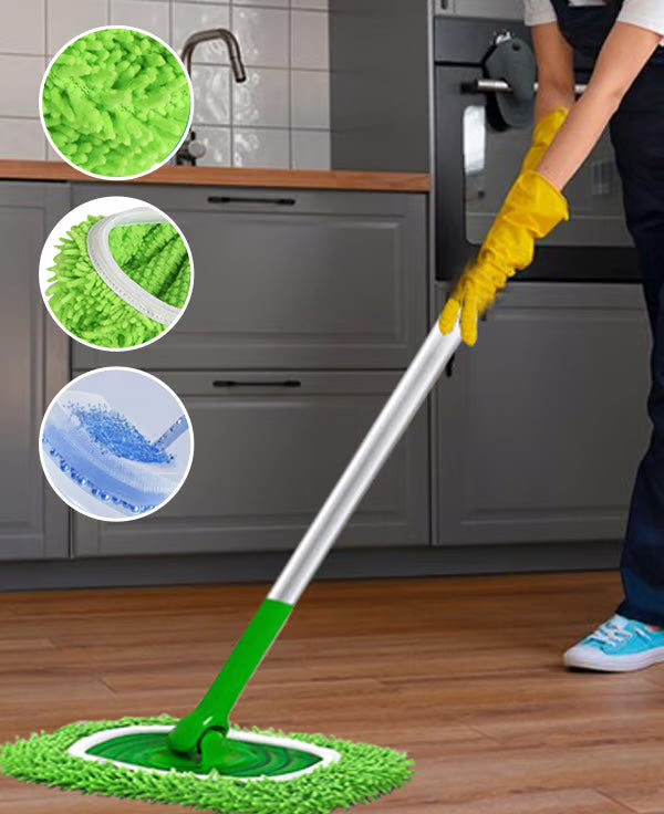 Miljøvenlige moppe-refill pads – genanvendelige og effektive rengøringspuder