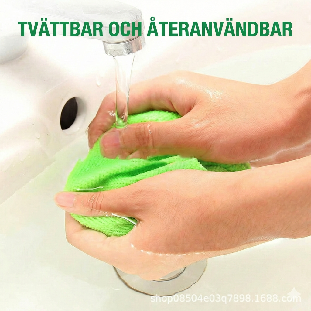 Teleskopiskt fönsterskrapa set – utdragbart handtag med tvättdel och skrapa