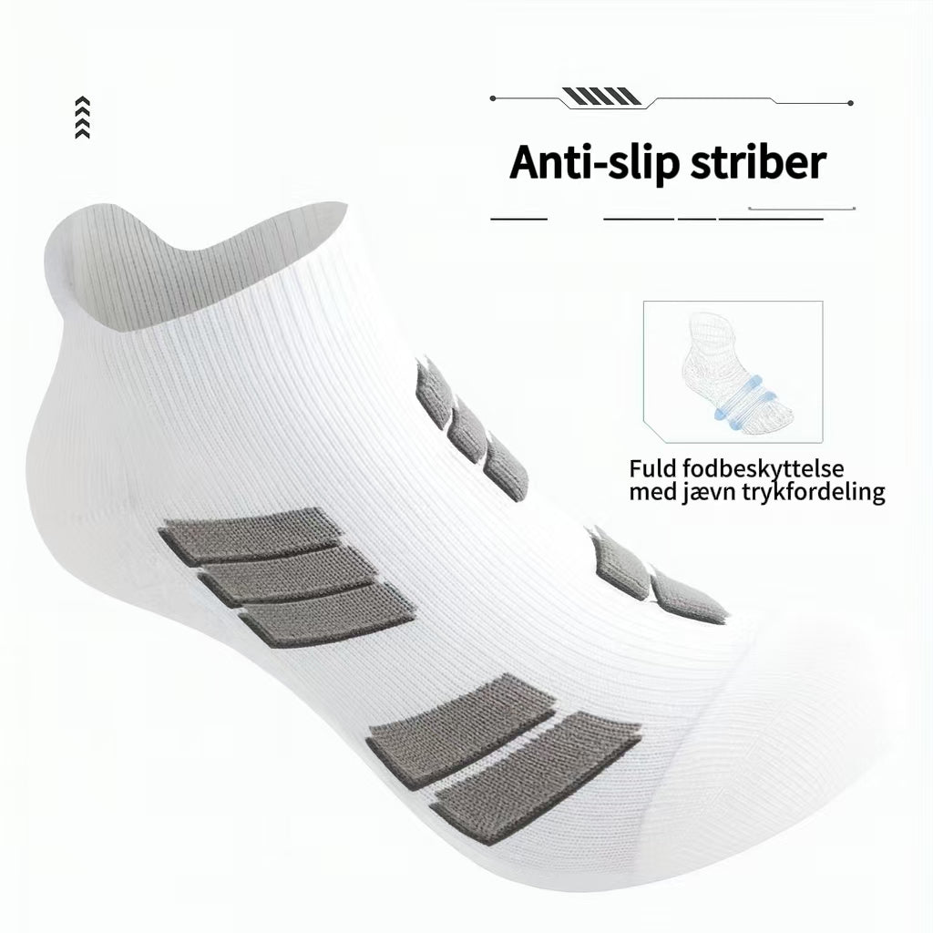 Unisex sneaker sokker – 1 sæt (5 par)