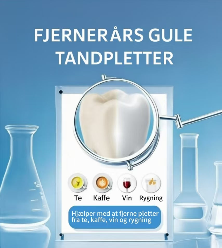 Blegende tandpasta