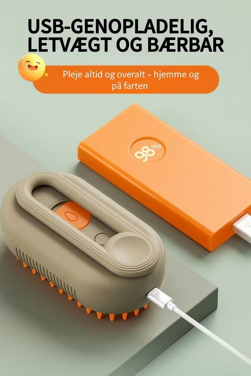 Dampbørste til kæledyr