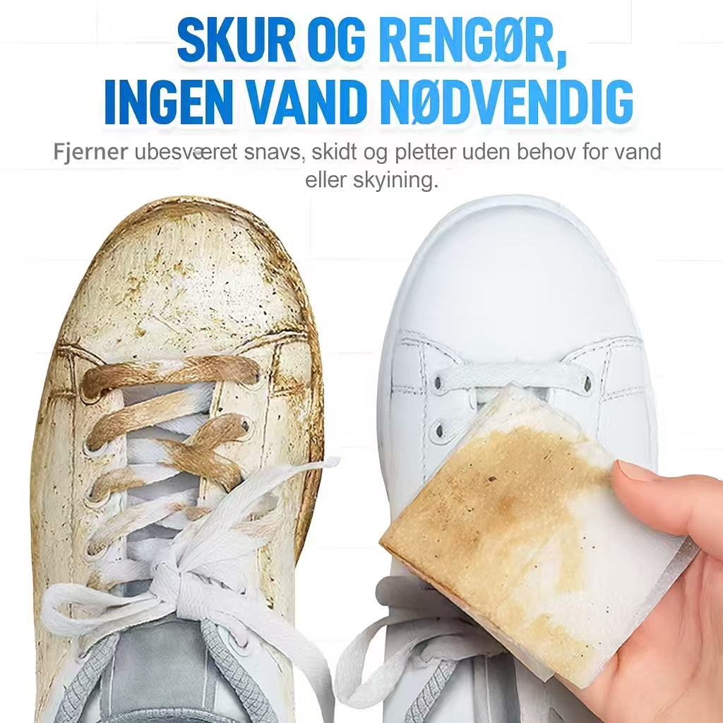 Hurtigt rengøring skotøjs servietter – 1 sæt (3 stk.)