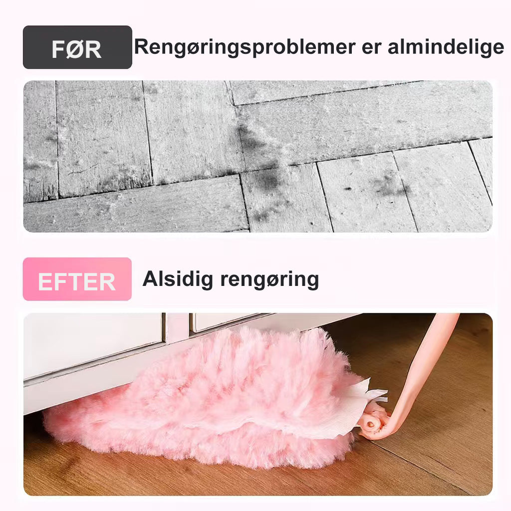 Sammenklappelig & Vaskbar Støvkost til Overfladerengøring