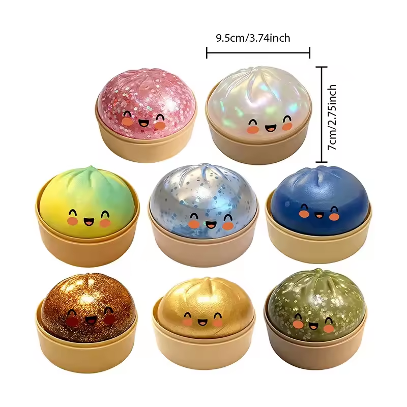 ✨Realistisk klämleksak (squishy) i form av en bao-bulle