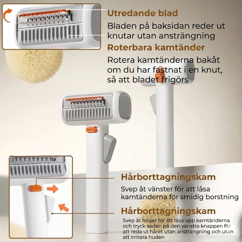 2-i-1-borste för husdjur