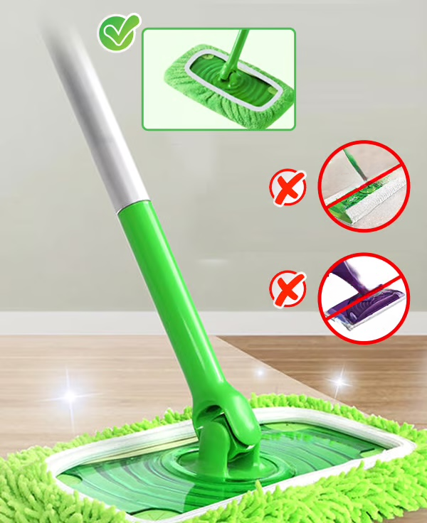 Miljøvenlige moppe-refill pads – genanvendelige og effektive rengøringspuder