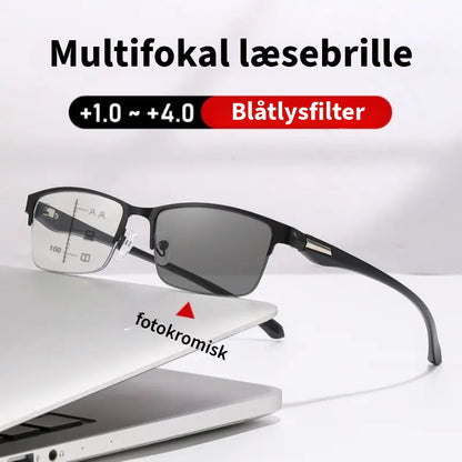 Automatisk Mørktonende Multifokal Læsebrille