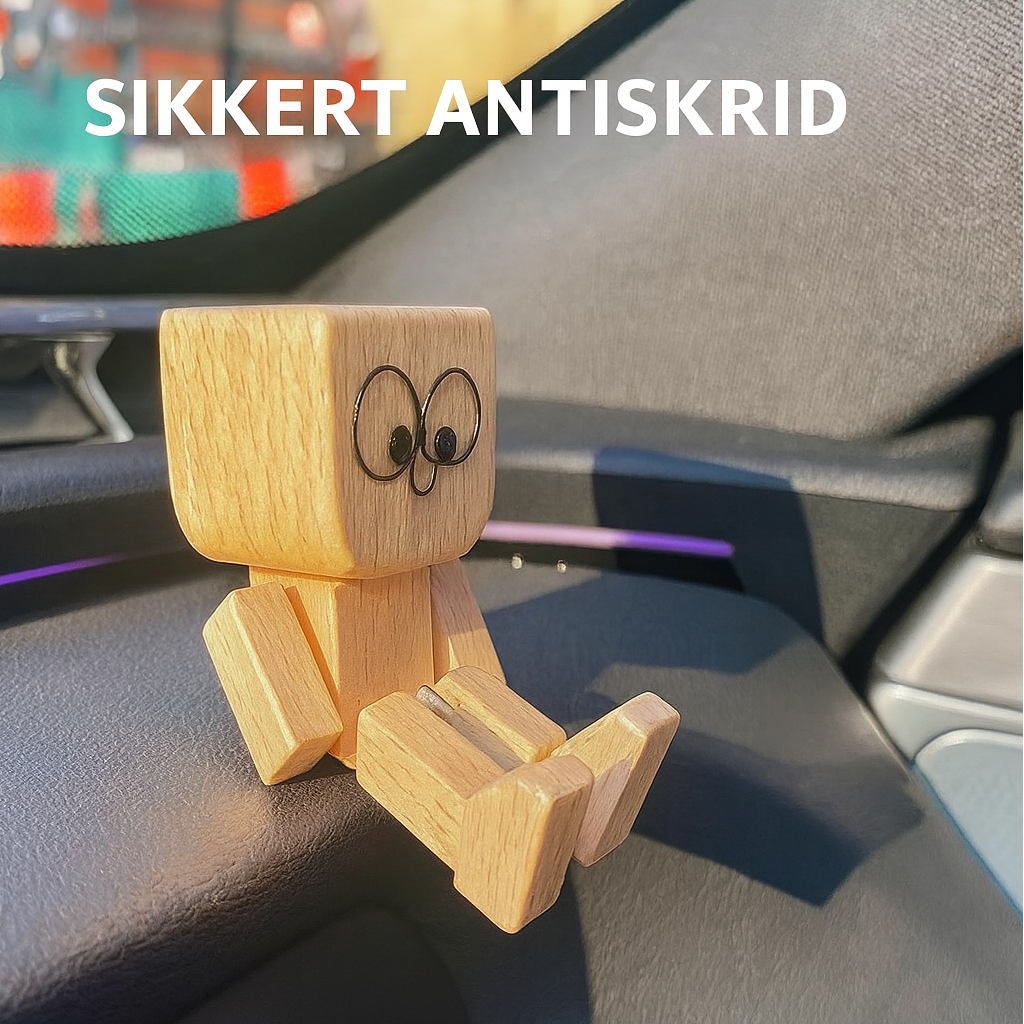 Charmerende træfigur – 12 ansigtsudtryk