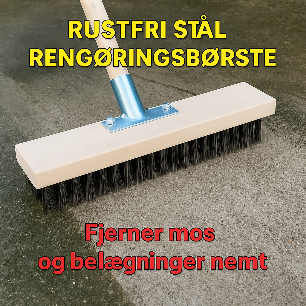 Rustfrit ståltråd rensebørste