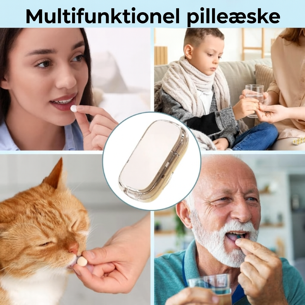 Bærbar pilledeler – sikker & præcis