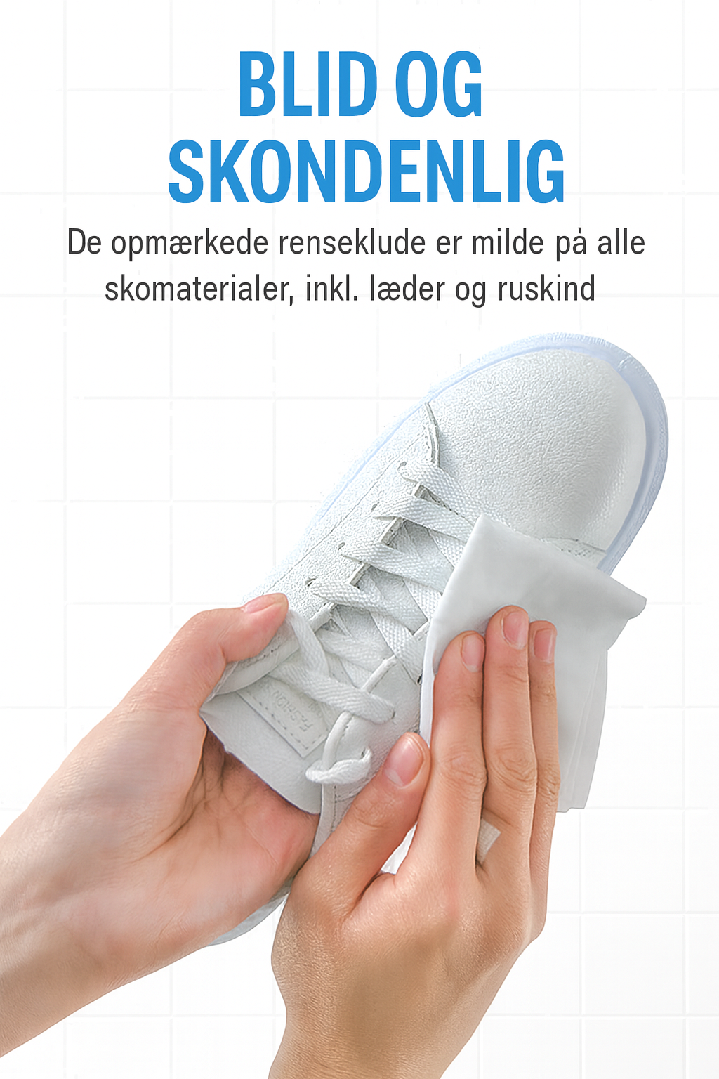 Hurtigt rengøring skotøjs servietter – 1 sæt (3 stk.)