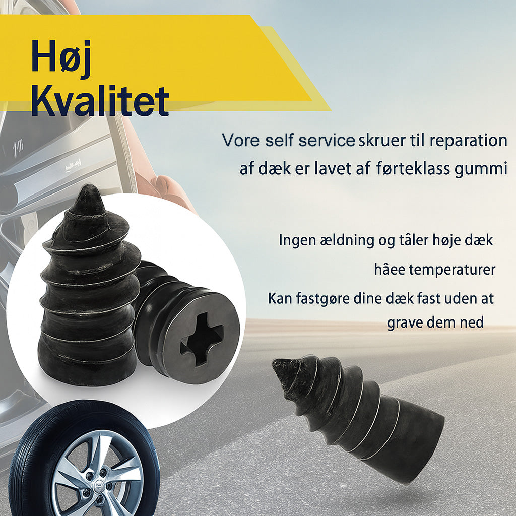 Vakuum dækreparation gummipropper