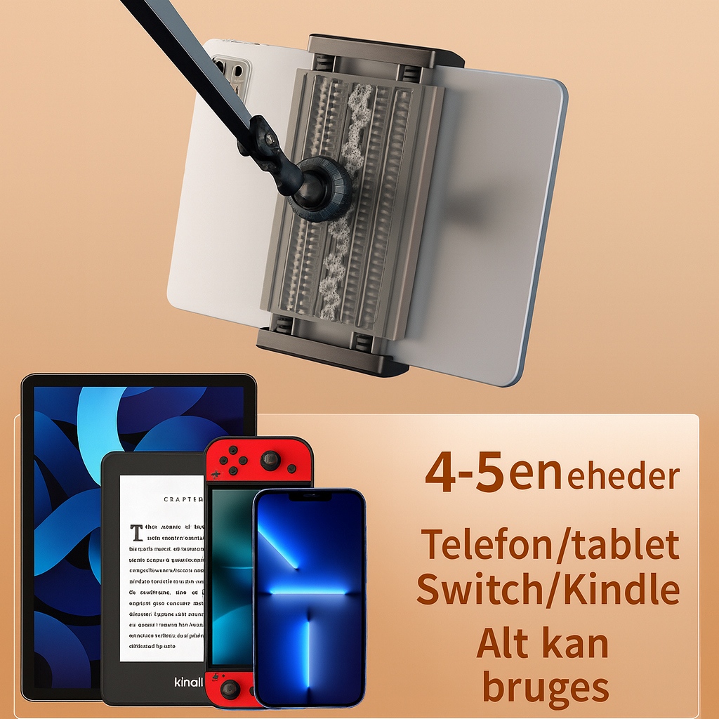 Skjult Sengestativ – Udtrækkeligt Holder til Telefon & Tablet