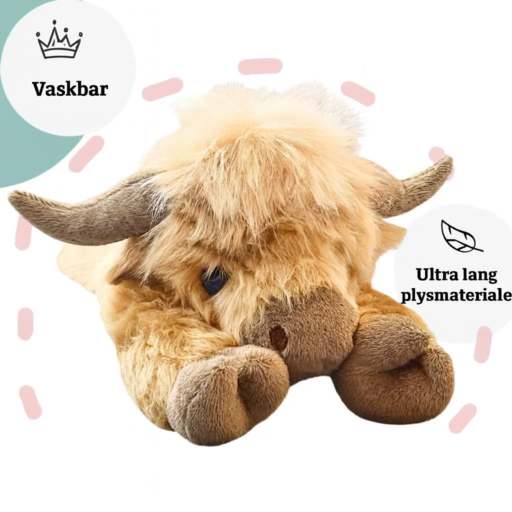 Sød Highland Ko Plysdyr