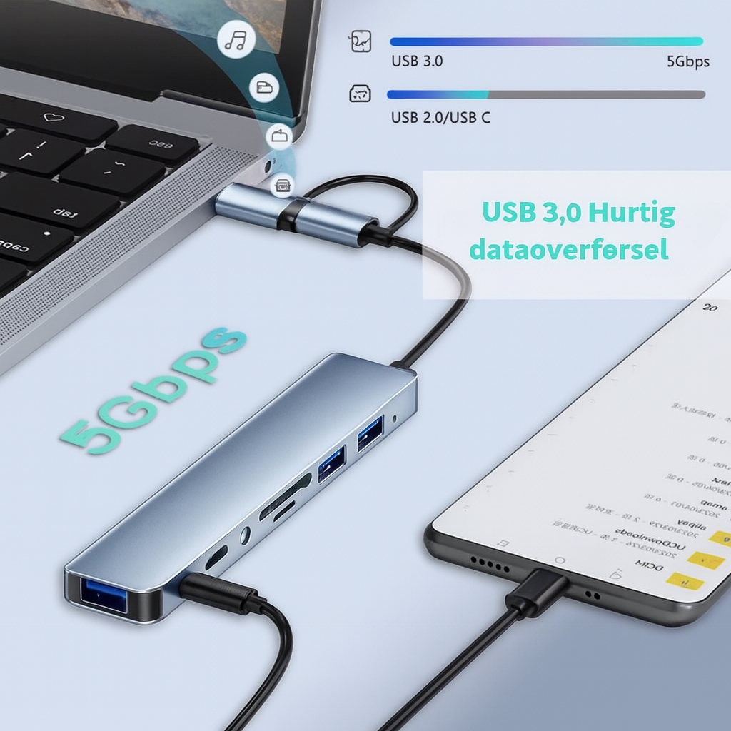 8-i-2 USB-hub
