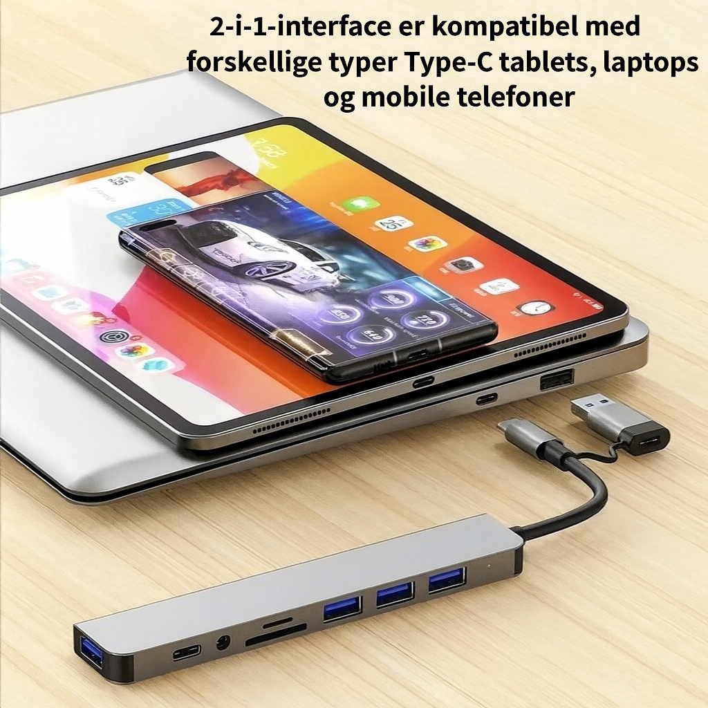 8-i-2 USB-hub