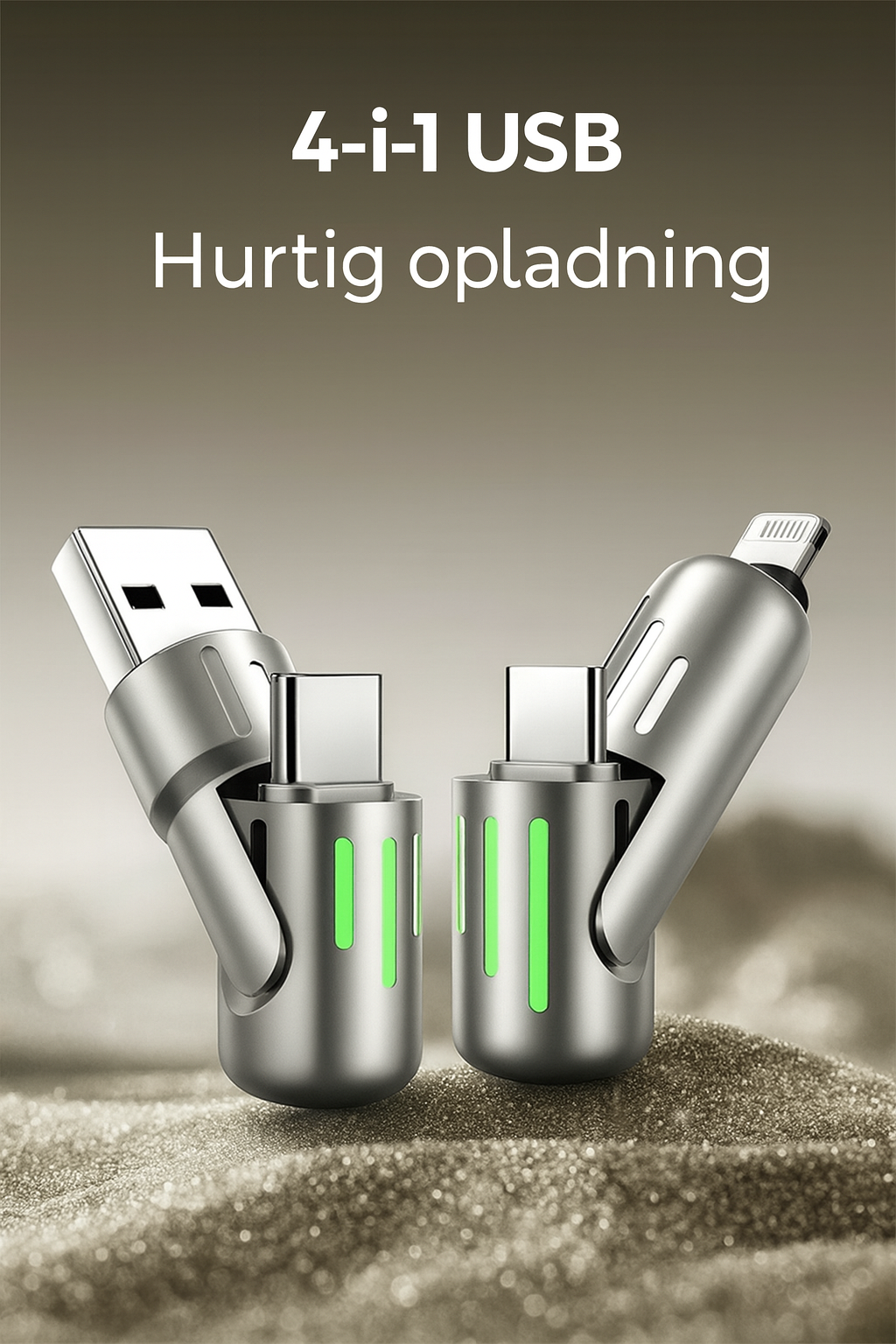4-i-1 opladningskabel