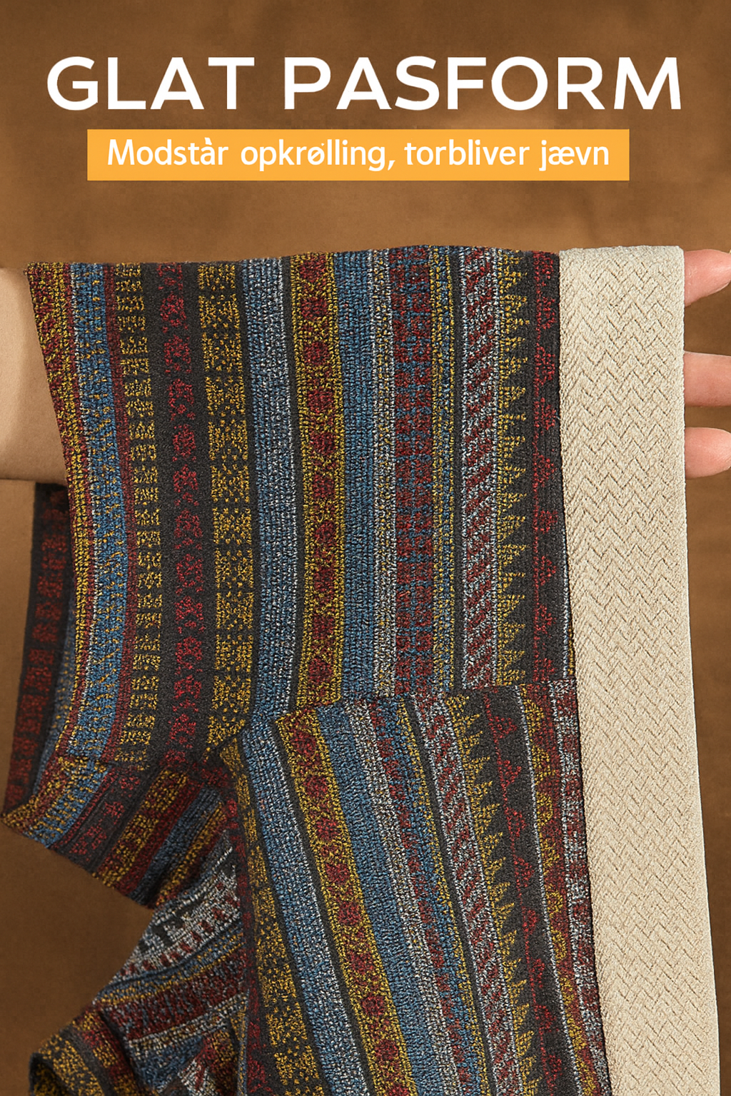 Åndbare herreboxershorts med geometrisk mønster – 1 sæt (3 stk.)
