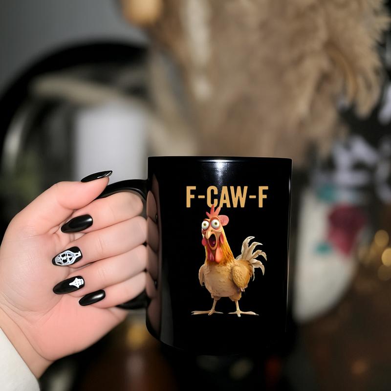 F-Caw-F Sjov Høne Kaffekop