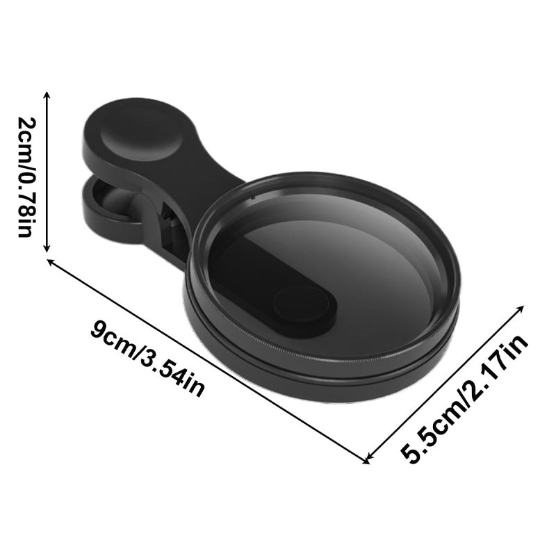 Ultratyndt linsefilter til eliminering af refleksioner – HD-filter til mobilfotografering