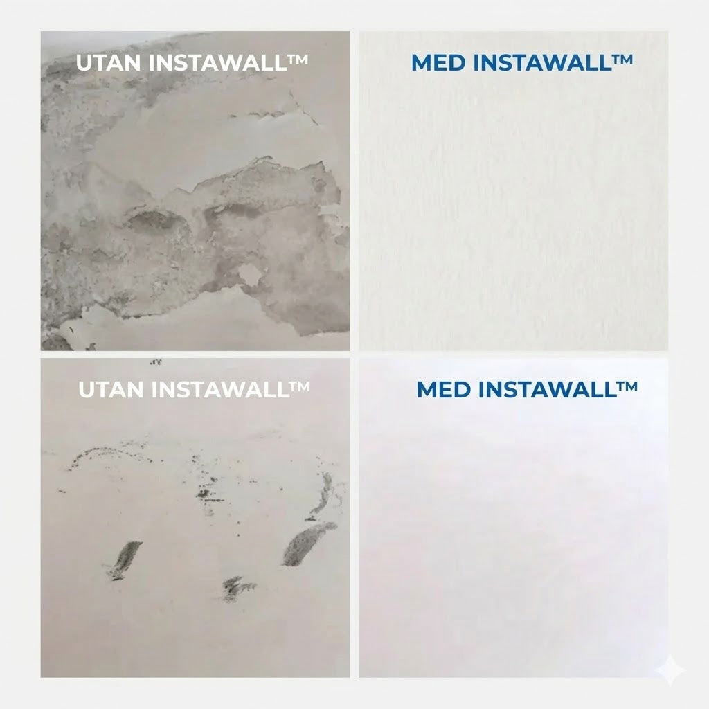 Reparationssats för väggar – Reparera enkelt hål och sprickor, ser ut som nytt – Snabbtorkande och osynlig – För gips och betong