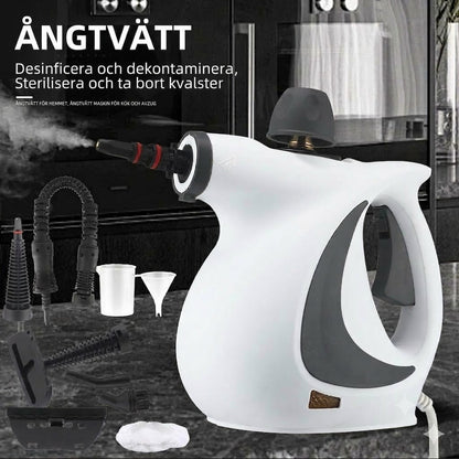 Ångtvätt – kraftfull handhållen ångrengörare för djuprengöring.