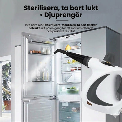 Ångtvätt – kraftfull handhållen ångrengörare för djuprengöring.
