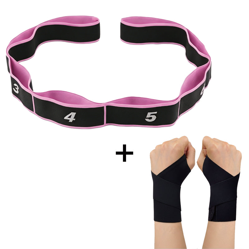 Långt motståndsband – yogaband för pilates och stretching (träningsband)