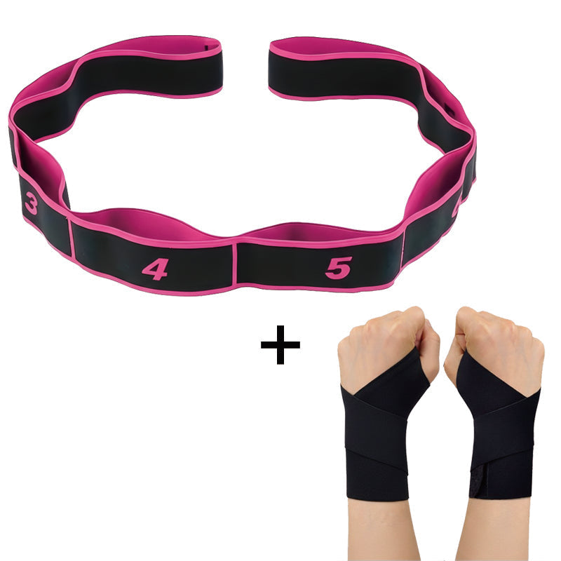Långt motståndsband – yogaband för pilates och stretching (träningsband)