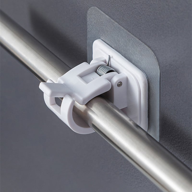 Justerbara gardinstångsfästen utan borrning (2-pack)