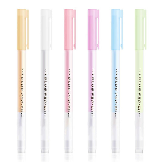 Limpenna med fin spets – precisions lim för scrapbooking och korttillverkning (6-pack)