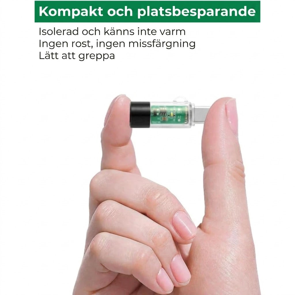 Mini-plasmatändare – uppladdningsbar via USB-C