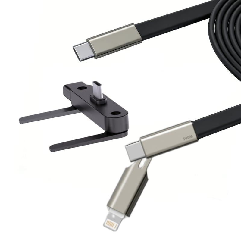 Ultrastark USB-C-kabel på 240 W – 360° roterande kontakt
