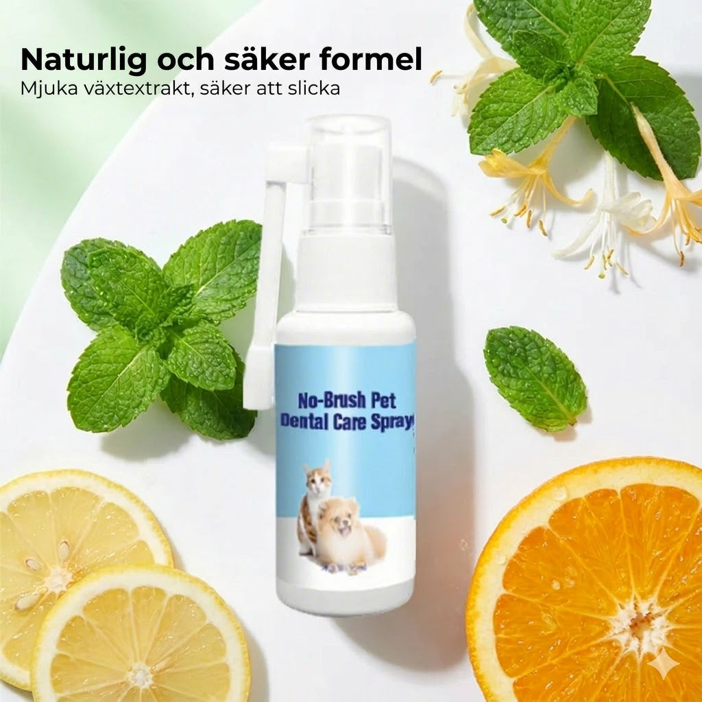 Tandspray för husdjurs tandvård
