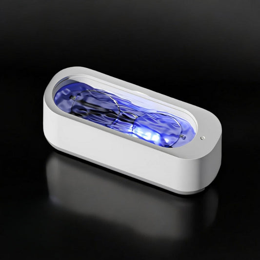 Clearzy™ ultraljudstvätt för glasögon och smycken – professionell rengöringsbehållare (även för proteser)