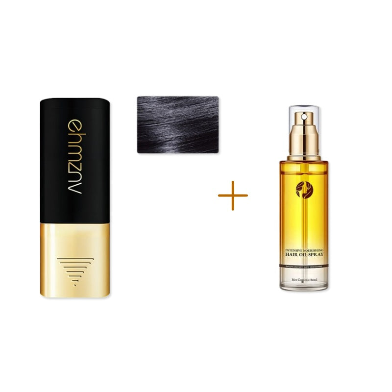 Utväxtkam-set – tillfällig hårfärg för grått hår och utväxt (omedelbar effekt)