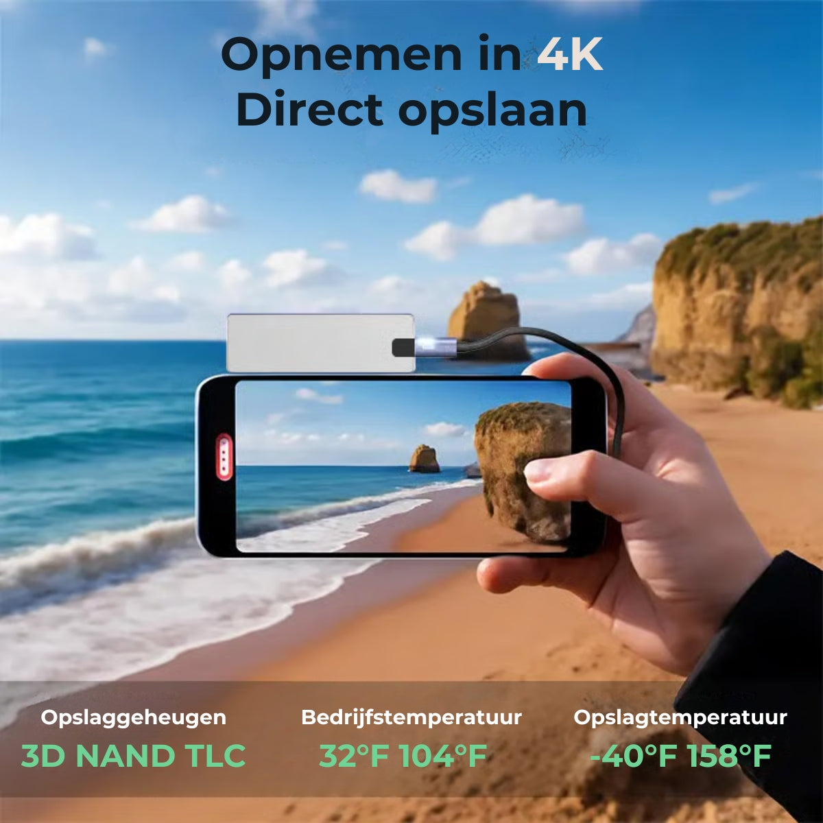 Snelle Externe SSD (USB 3.0)