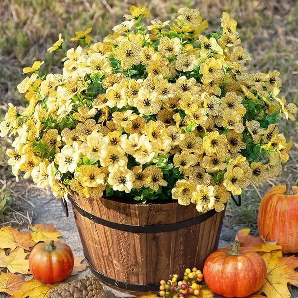 UV-beständiga konstgjorda blommor - 4-pack