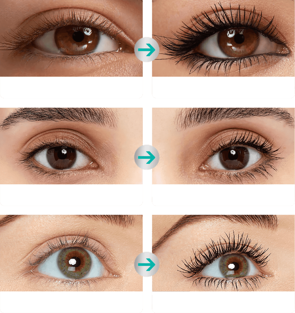 Lange, Volle Wimpers Mascara