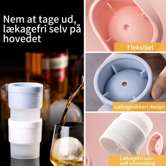 Silikoneform til isbolde