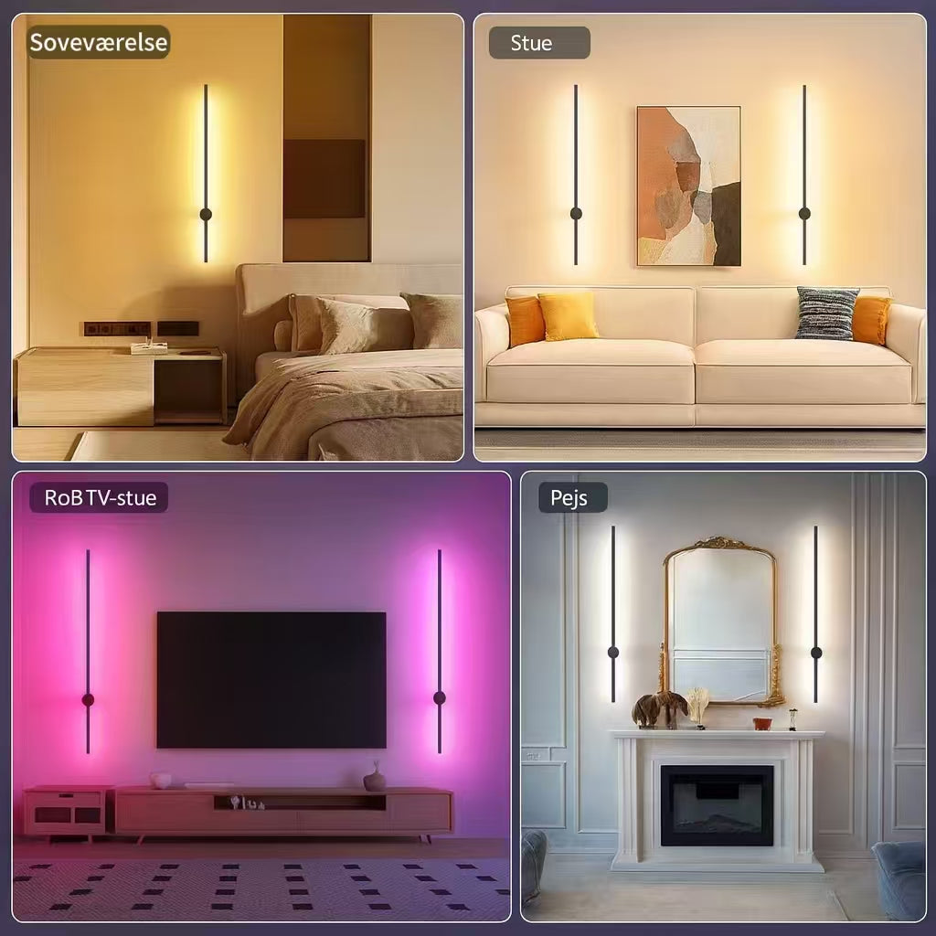 Trådløs Væglampe med Moderne Design