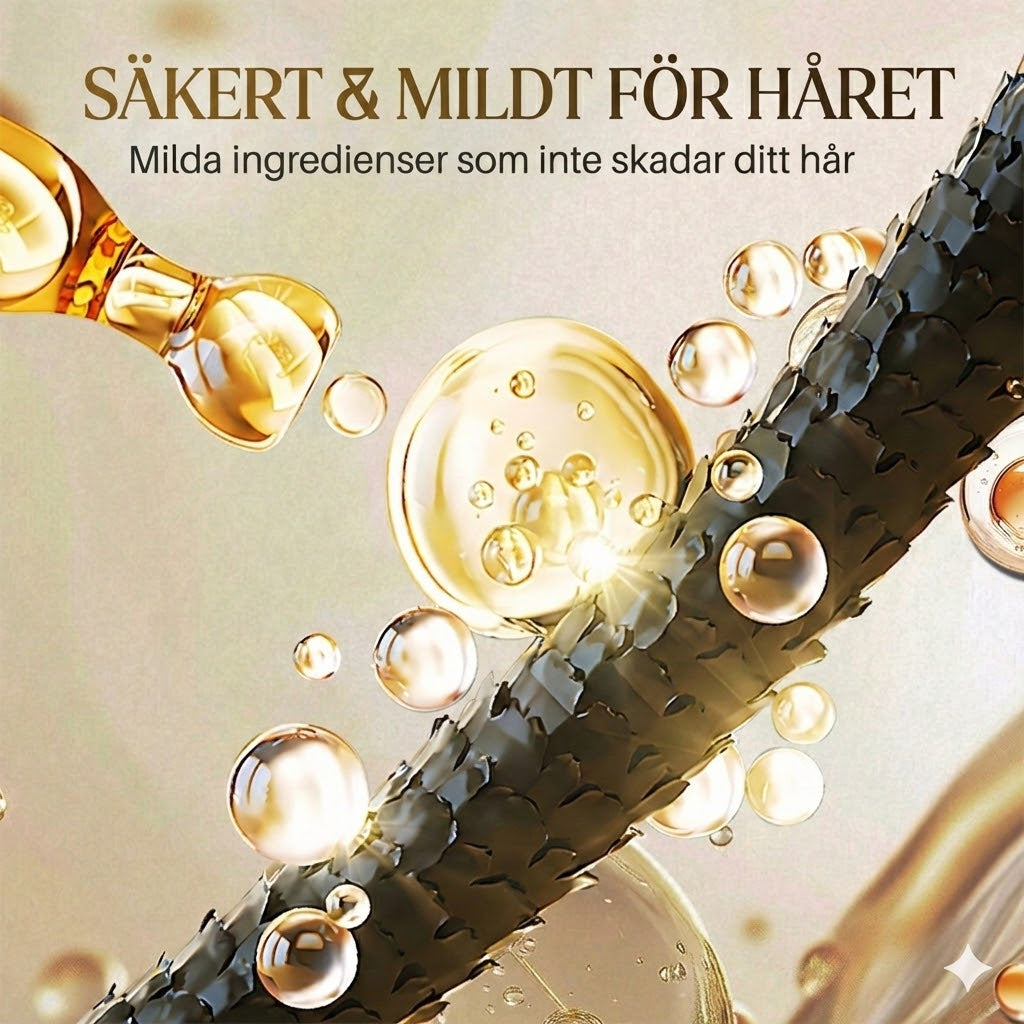 Utväxtkam-set – tillfällig hårfärg för grått hår och utväxt (omedelbar effekt)