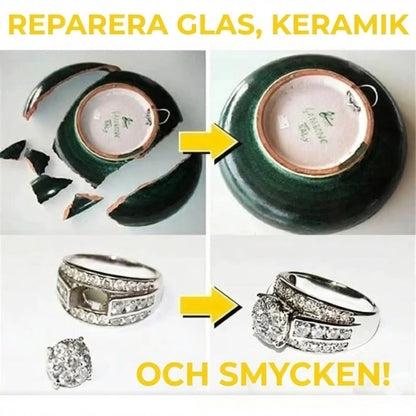 Superstarkt universallim – för plast, trä och keramik (transparent)