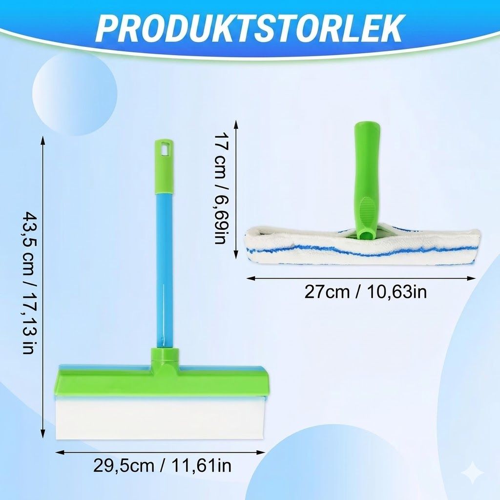 Strimfria torkarblad set – Universal – Tysta och slitstarka