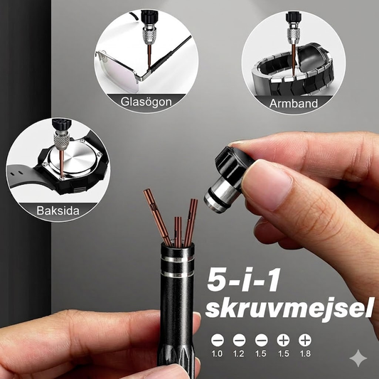 Professionellt klockreparationsset