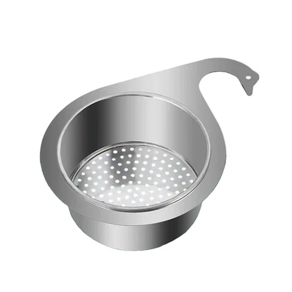 Svanformad diskbänksfilter i rostfritt stål (2-pack)