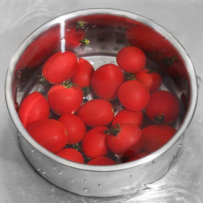 Svanformad diskbänksfilter i rostfritt stål (2-pack)
