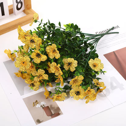 Konstgjorda vildblommor som aldrig vissnar – lämpliga för utomhusbruk (set om 4)