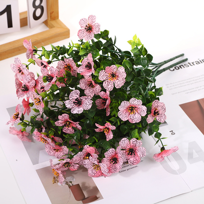 Konstgjorda vildblommor som aldrig vissnar – lämpliga för utomhusbruk (set om 4)
